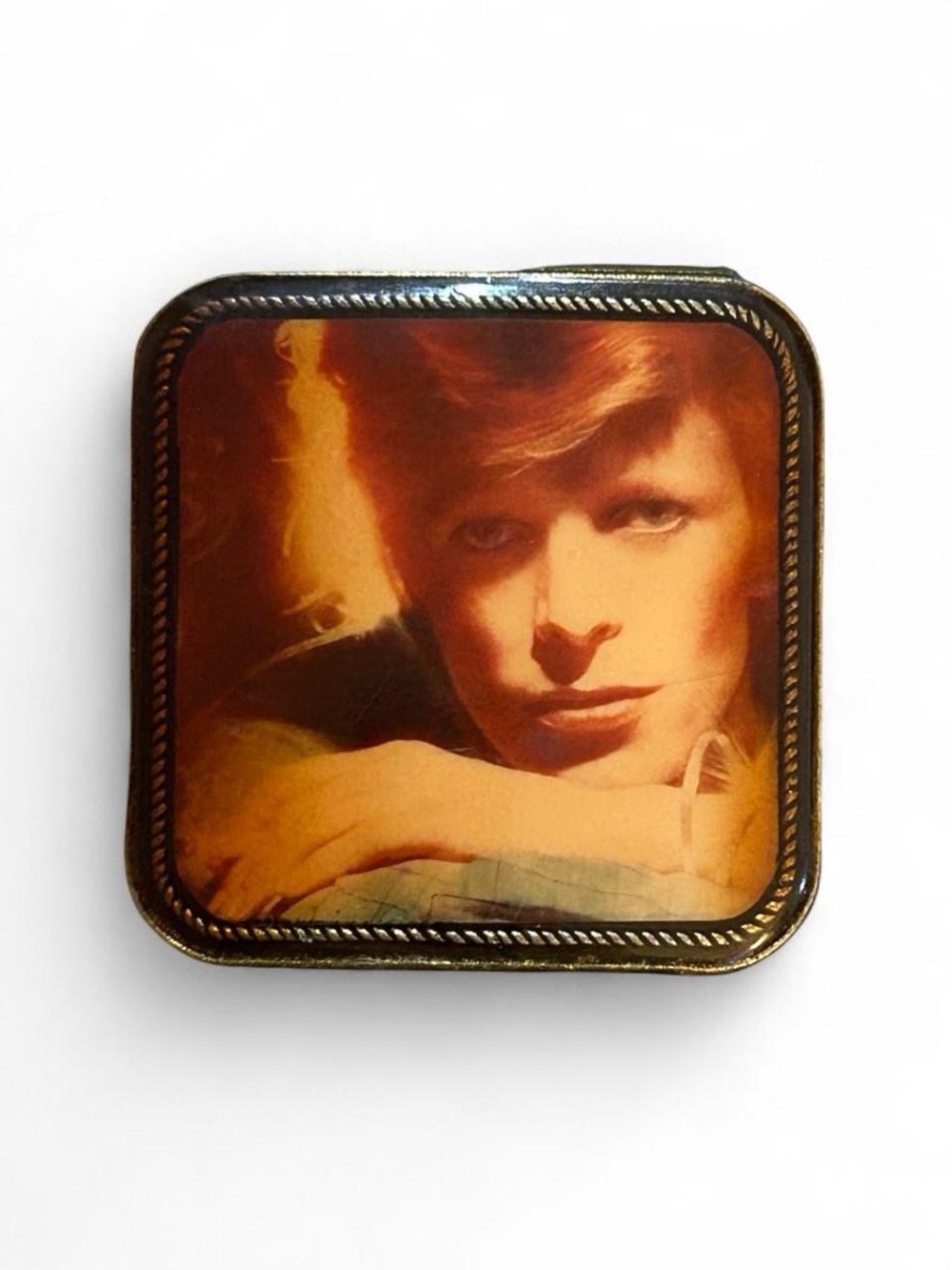 Vintage 1970s David Bowie Ziggy Stardust Portrait Belt Buckle